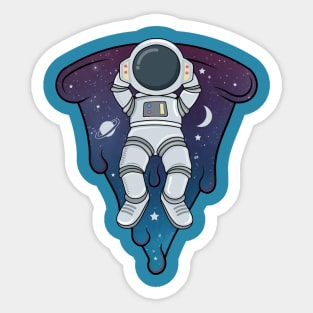 Funny Sleeping Astronaut,astronaut in space,astronaut space Sticker